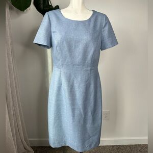 Preston & York Light Blue Sheath Dress Size 8 | Office, Work, Elegant
